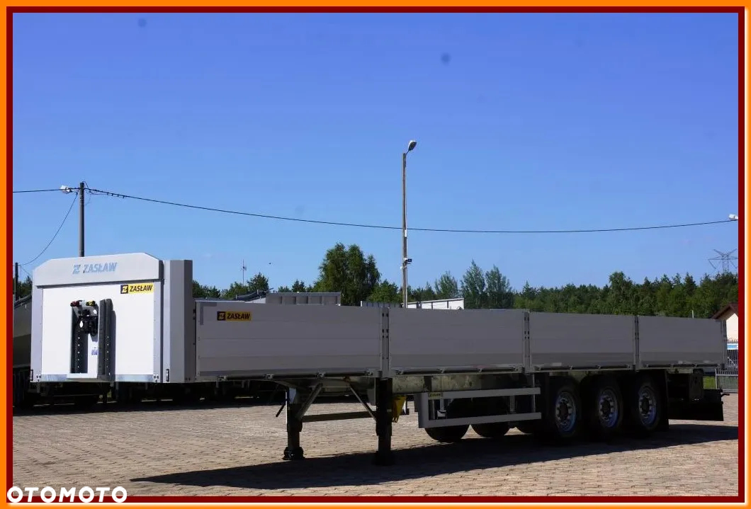 Zaslaw Pokład 13,60 m, MOCNA KRATOWNICA, burty aluminiowe !!! - 7
