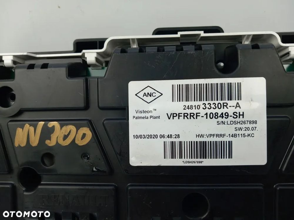 licznik zegary renault trafic iii lift talento nv300 2020r 2.0 dci 248103330r - 3