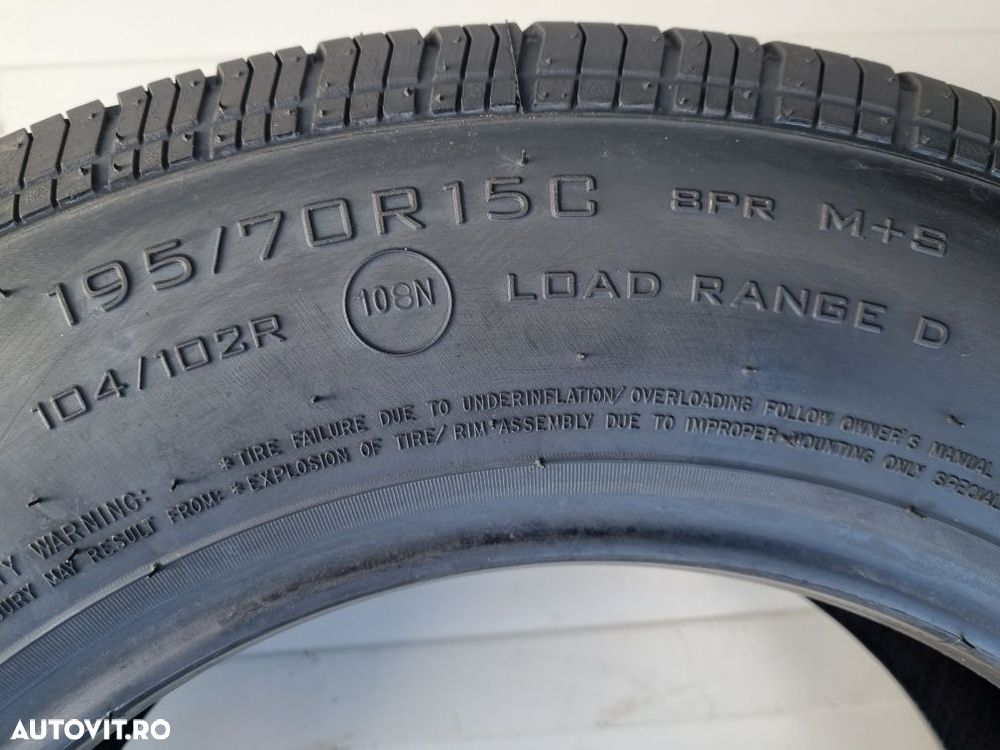 195/70 R15C, 108N (1000kg/anvelopa), SECURITY, Anvelope remorca M+S - 2