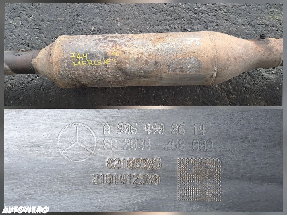 Catalizator filtru particule DPF Original Mercedes Sprinter W906 2006-2018 EURO 6 - 3
