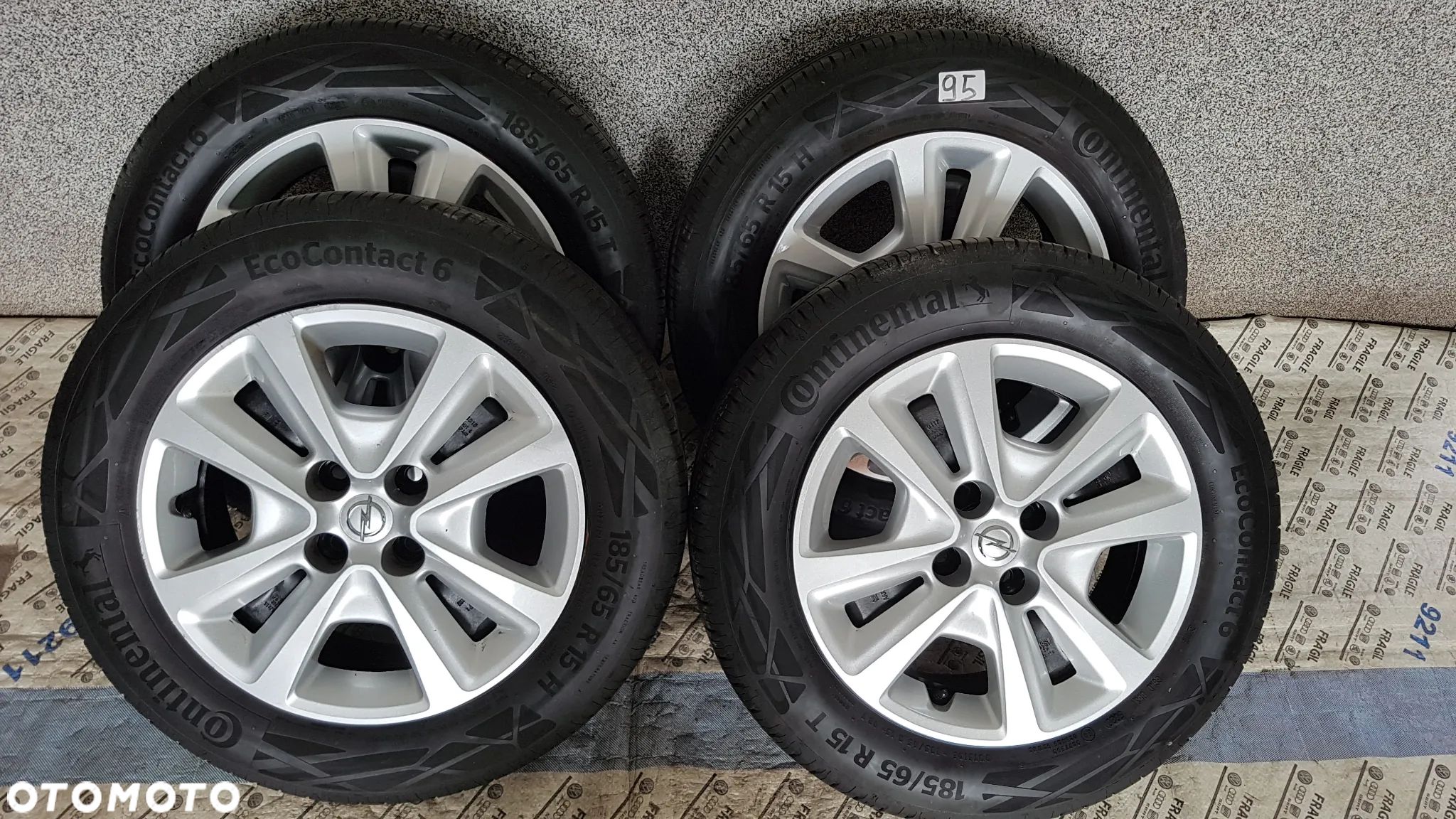 KOŁA OPEL CORSA D E MERIVA A FIAT GRANDE PUNTO  4X100 185/65R15 - 1