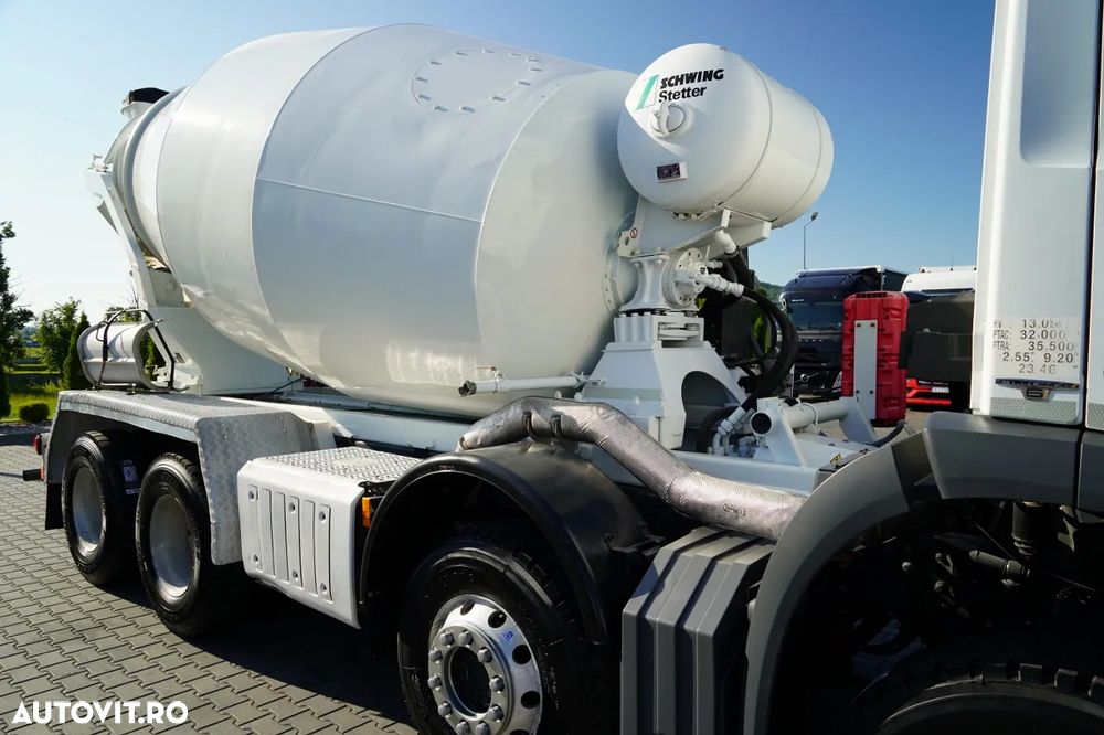 Mercedes-Benz AROCS 3240 / GRUSZKA 9 M3 / 8x4 / BETONOMIESZARKA / SCHWING STETTER / AUTOMAT / OPONY 100% / EURO 6 - 15