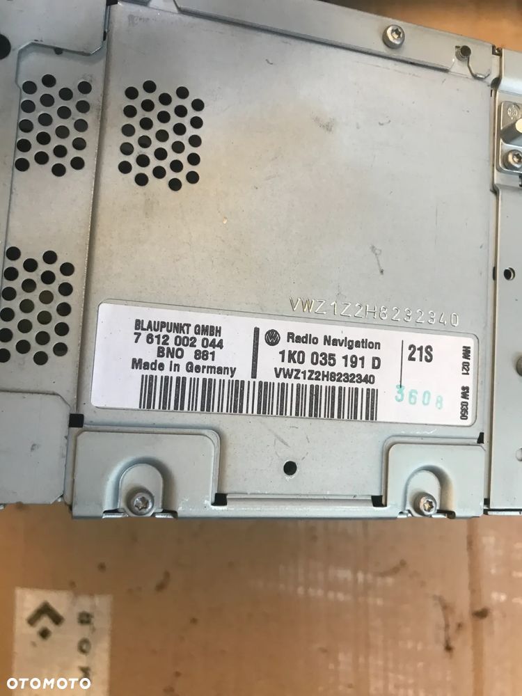RADIO VW PASSAT B6 1K0035191D - 3