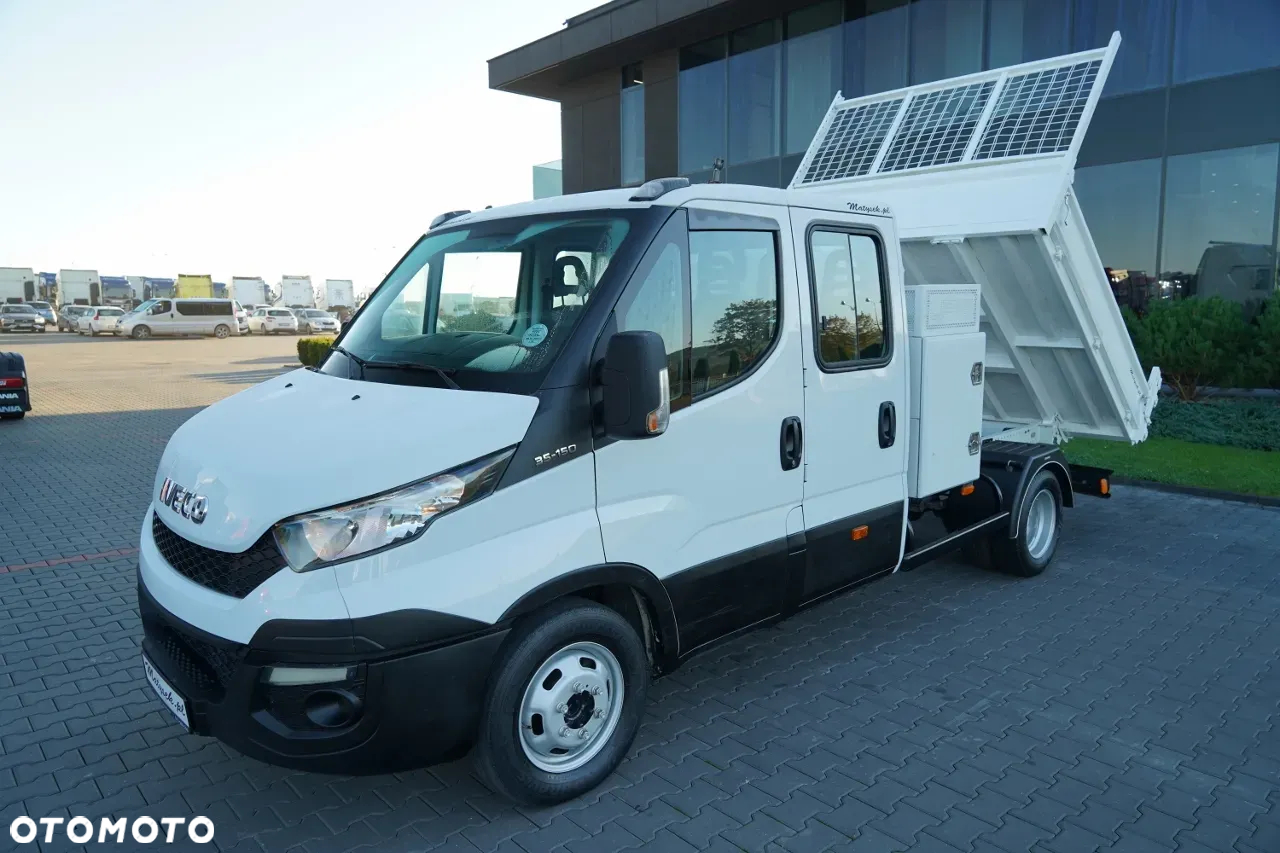 Iveco DAILY 35-150 / BRYGADOWKA / WYWROTKA – 2,4 M / BLIŹNIAK / SKRZYNIA NARZĘDZIOWA / SPROWADZONY / PO KONTRAKCIE SERWISOWYM - 3