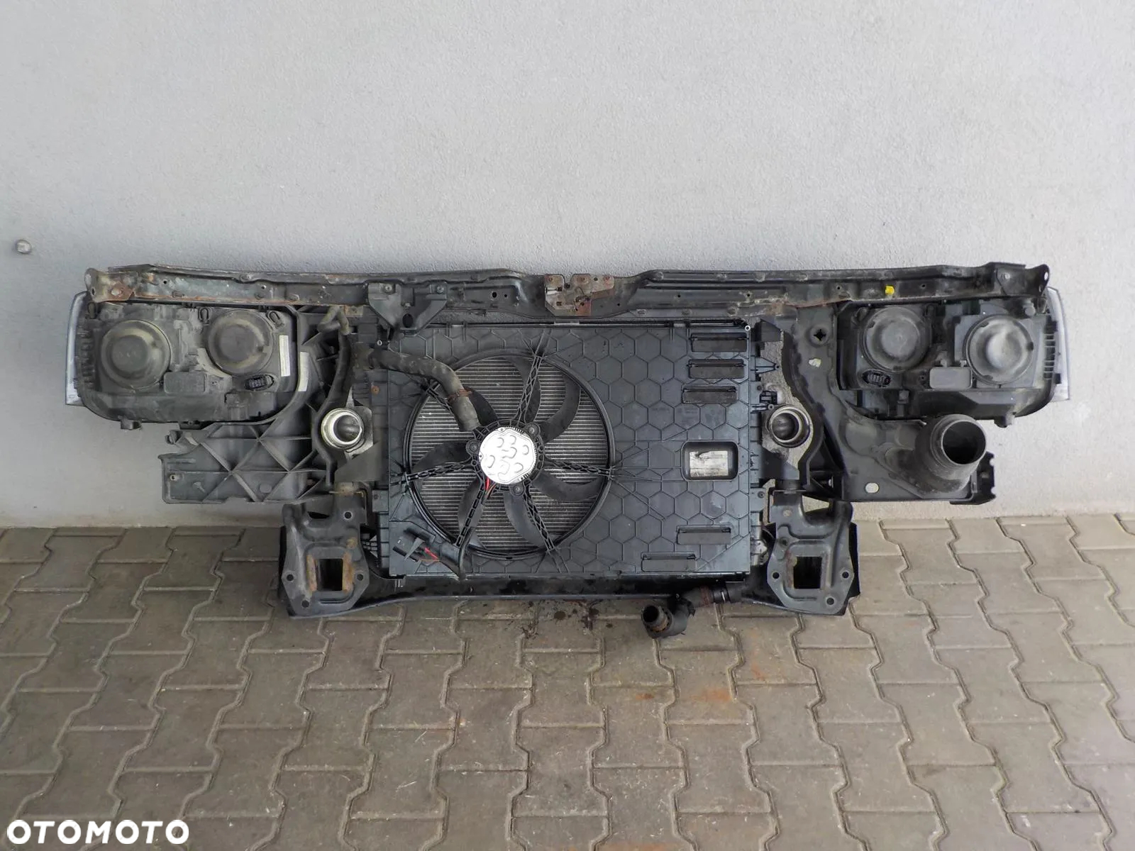 VW T5 LIFT KOMPLETNY PRZÓD PAS PRZEDNI WZMOCNIENIE CHŁODNICE LAMPY - 7