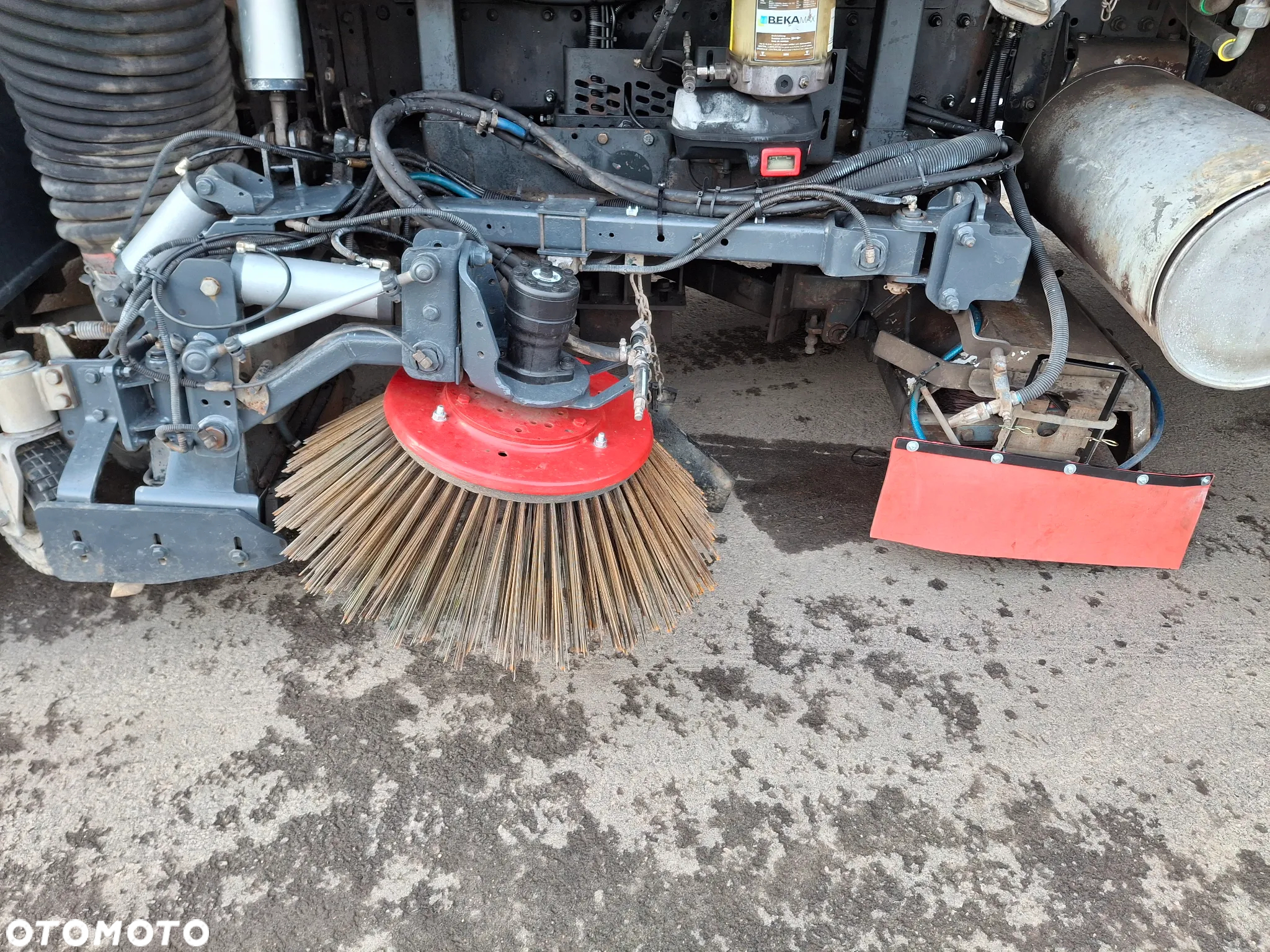 MAN TGM 18.290 Zamiatarka BUCHER 2 Silniki Karcher Mycie Ciśnieniowe - 7