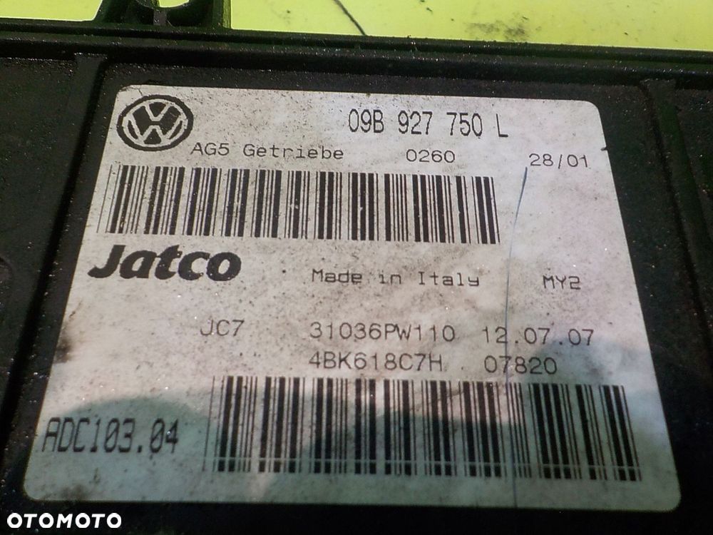 VW SHARAN I LIFT II 1.9 TDI 07r 5D sterownik skrzyni 09B927759L - 3