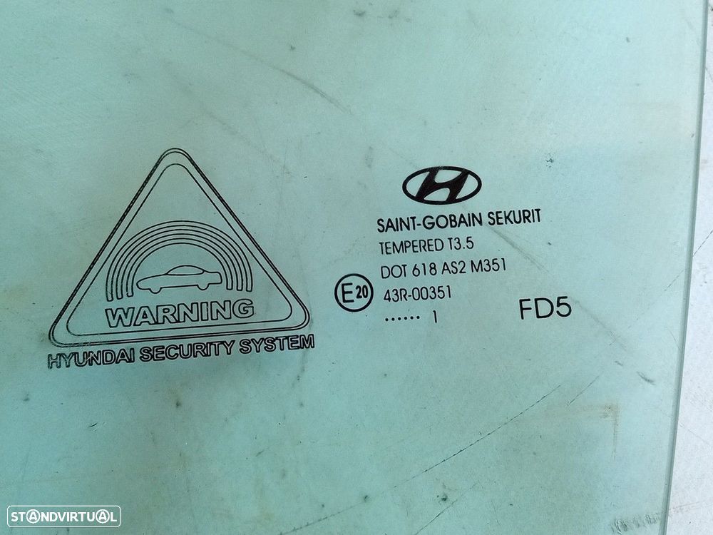 Vidro porta frente esquerda HYUNDAI i30 (GD) - 2