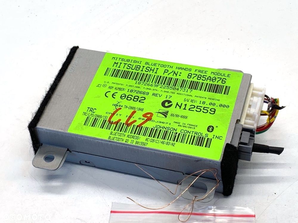 MODUŁ BLUETOOTH  MITSUBISHI OUTLANDER III (GG_W, GF_W, ZJ, ZL, ZK) 2010 - 2022 2.0 Hybrid 4WD - 1