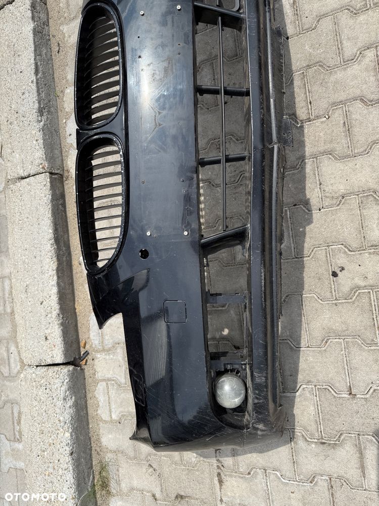 Zderzak przód przedni e60 e61 Czarny 475 Blacksaphire pod pdc przedlift - 3