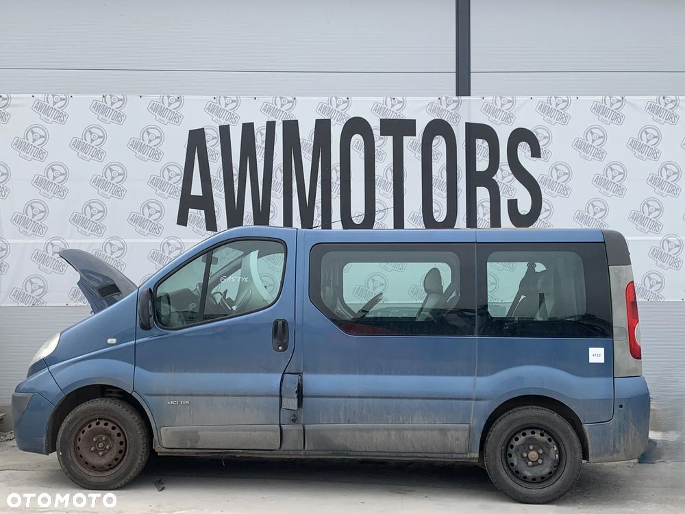 NISSAN PRIMASTAR 2008 *SAMOCHÓD NA CZĘŚCI* 4722 MASKA, LAMPA, DRZWI, LUSTERKO, ZDERZAK, GRILL, BŁOTNIK, KLAPA, BELKA, DESKA, FOTELE, KANAPA, ĆWIARTKA KIEROWNICA, TARCZE, ZACISKI, ZAWIESZENIE, KOMPLETNY PRZÓD, KOMPLETNY TYŁ, LICZNIK, ZEGARY, PRAWE LEWE PRZÓD TYŁ - 1