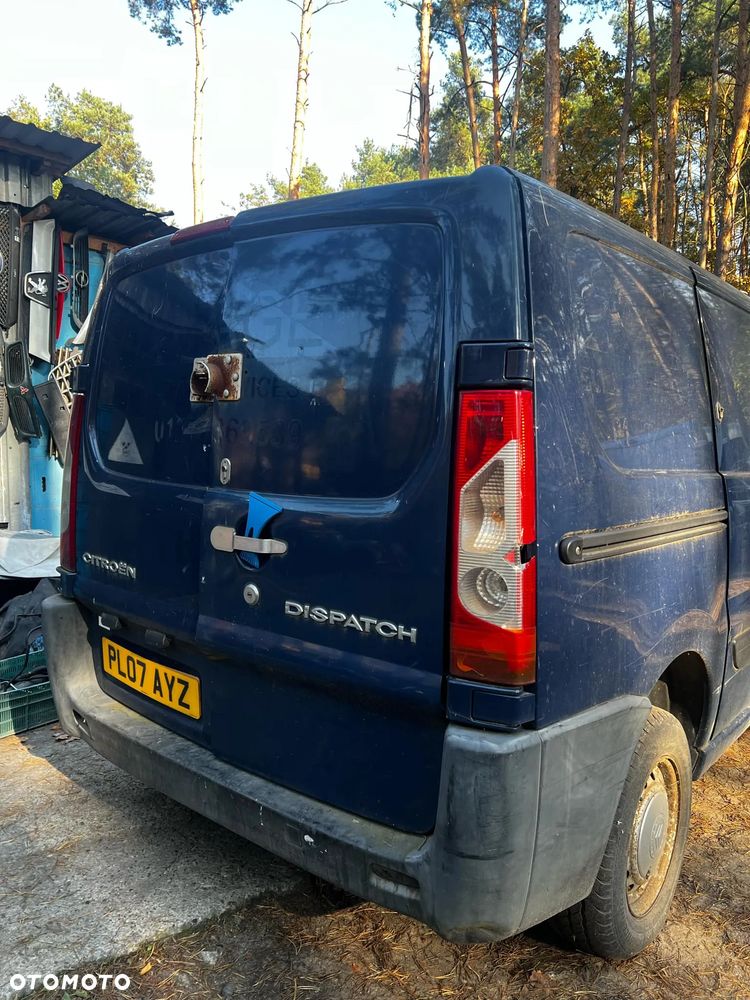 CZĘŚCI - CITROEN Dispatch Jumpy Scudo Peugeot Expert  DRZWI, LAMPY, ) - KNPB Niebieski Zderzak Tył - 4