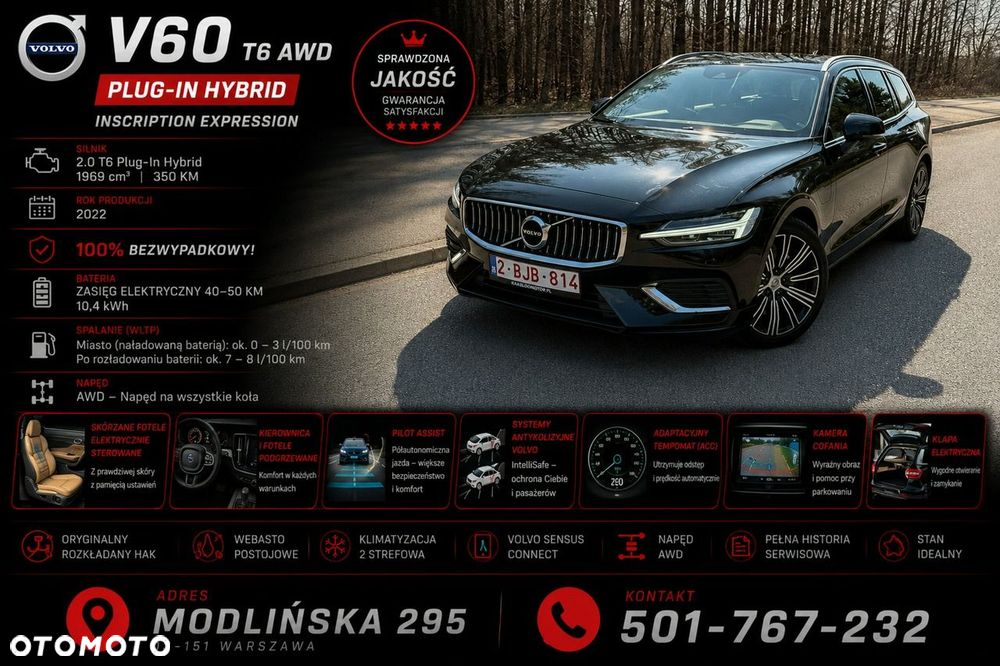 Volvo V60 T6 AWD Plug-In Hybrid Inscription Expression - 1
