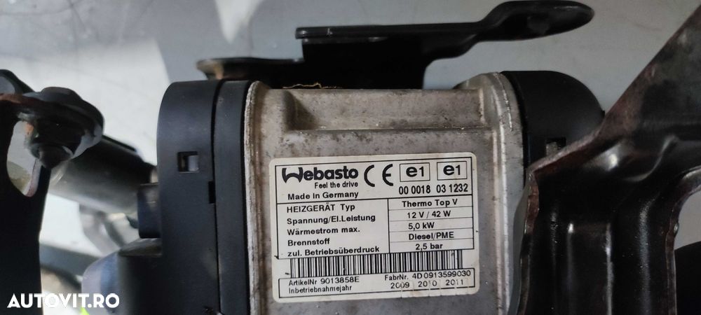 Webasto volkswagen vw touran 1T2 1.9 BLS cod 1K0815065AG - 4