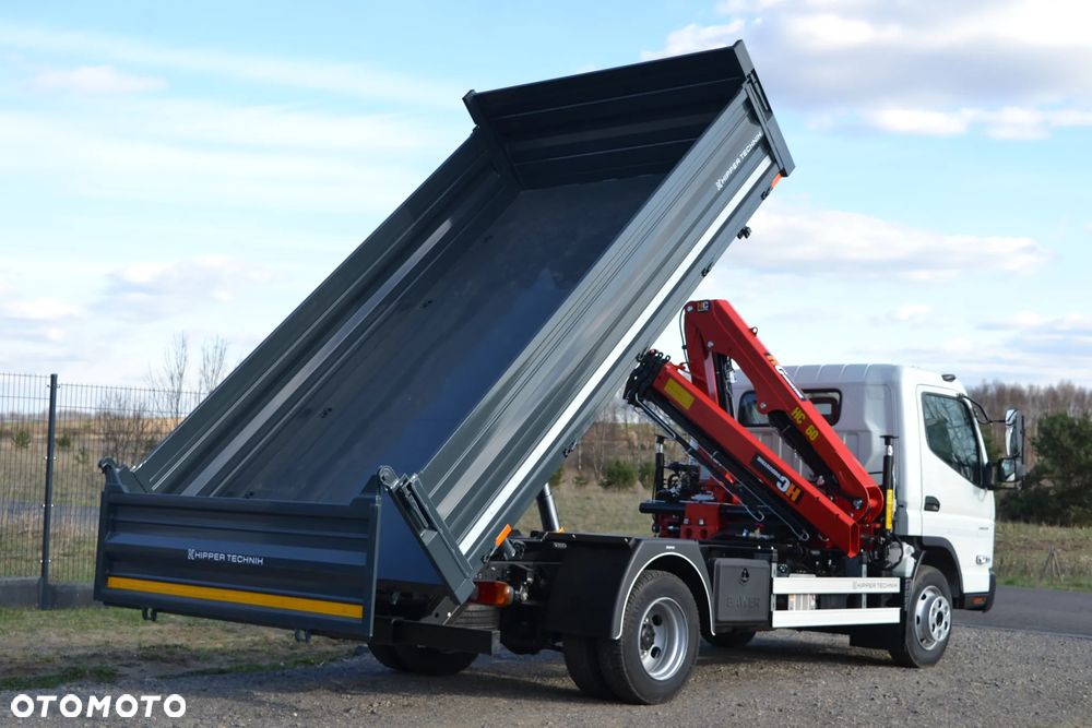 FUSO Mitsubishi Canter 9C18 AMT 3-stronny Wywrot Żuraw Dźwig HDS Wywrotka - 4