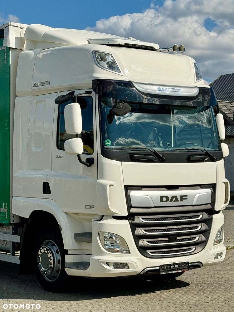 DAF CF 320 / FIRANKA / 18 EUROPALET / 280 TYŚ KM / AUTOMAT / SYPIALKA / DACH ZSUWANY / 2018 ROK - 8