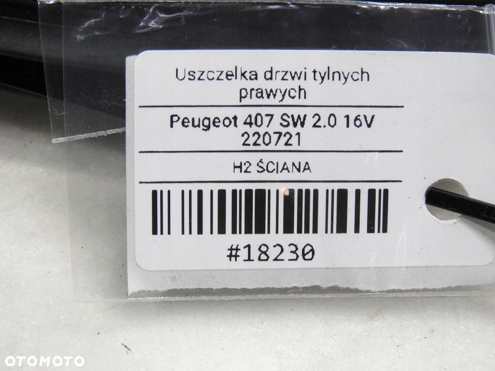 SILNICZEK OPUSZCZANIA SZYBY LEWY TYŁ 407 SW - 5