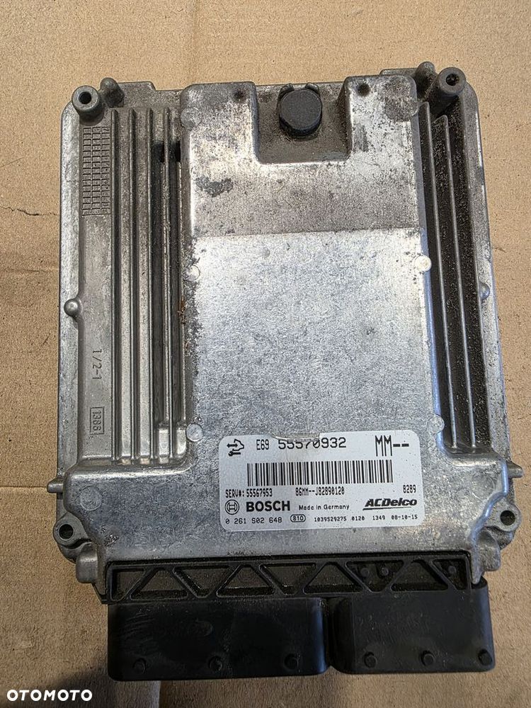 OPEL INSIGNIA A 2.0 TURBO A20NHT KOMPUTER STEROWNIK SILNIKA 55570932 - 2