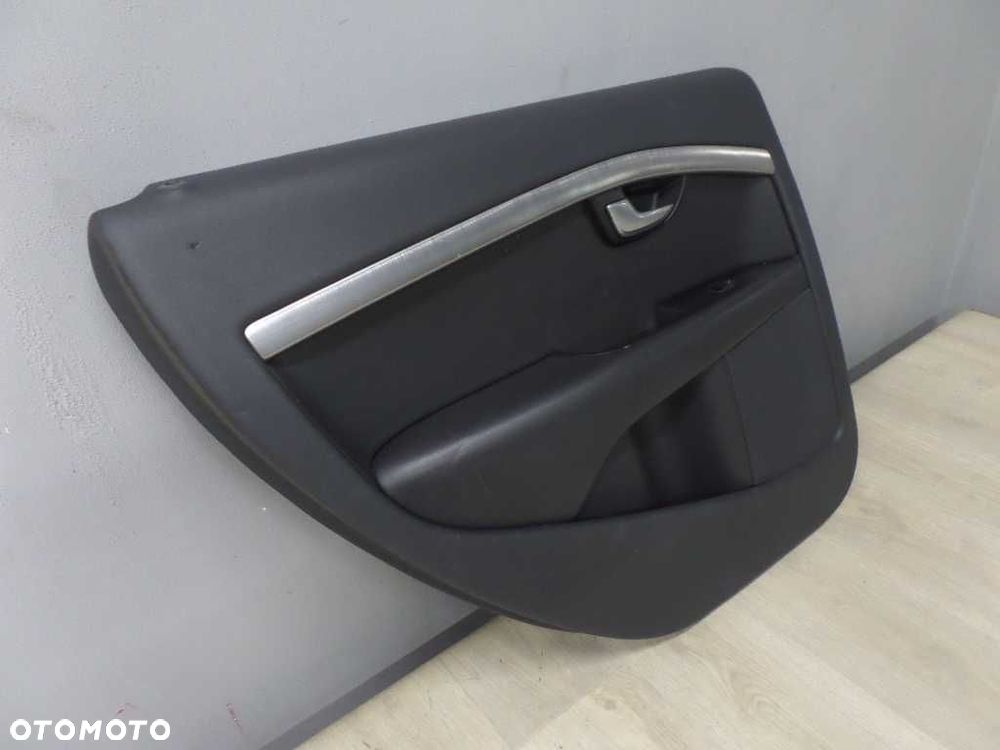 VOLVO S80 II V70 06-13 TAPICERKA BOCZEK DRZWI SKORA TYL LEWY 8686854 1917994 - 3