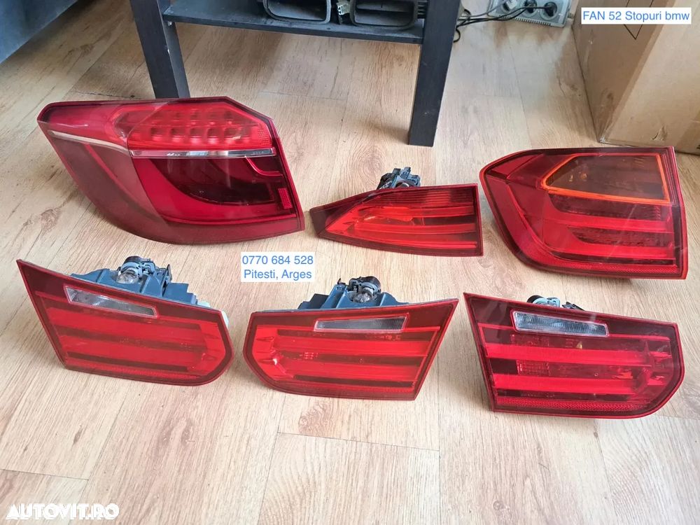 Lampa stop tripla stanga dreapta spate portbagaj haion aripa Bmw X6 F16, X6 M F86, X1 E84, Seria 3 F30, F80 M3, F35, F31, 316d 316d 316i 318d 318dX 320d ed 320d 320dX - 1