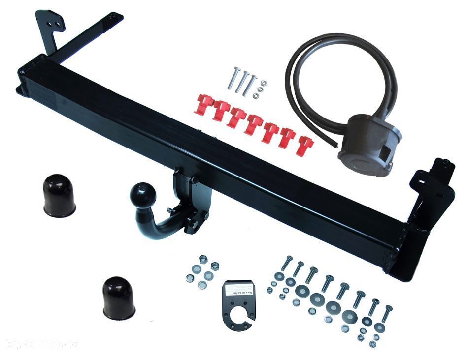 HAK HOLOWNICZY + WIĄZKA + GNIAZDO 7 PIN + ADAPTER  7/13P OPEL CORSA C 2000-2006 - 10