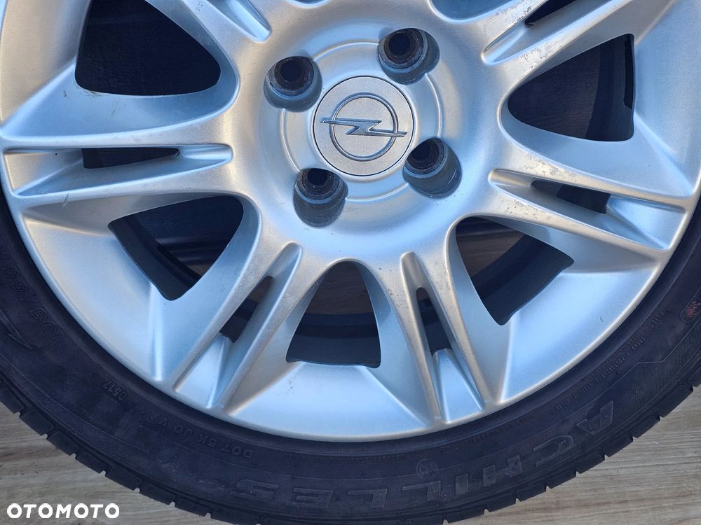 KOŁA FELGI ALUMINIOWE OPONY LETNIE OPEL CORSA D ASTRA H G MERIVA A 195/55/16 R 16 ET40 4X100 - 5