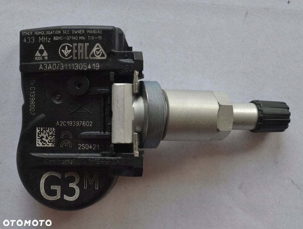 CZUJNIKI CIŚNIENIA TPMS MAZDA OEM x4szt C-341 - 2