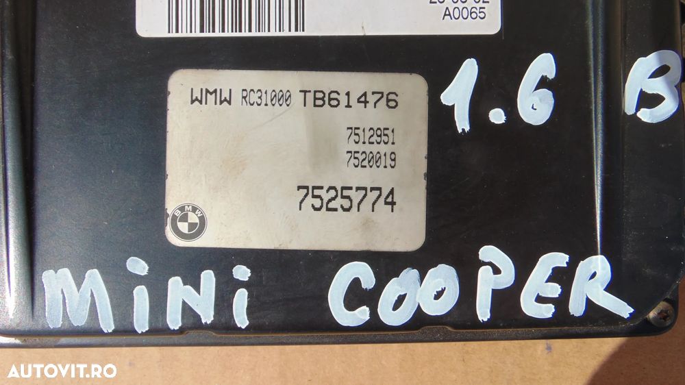 Calculator motor ECU Mini Cooper 1.6 benzina R50/R53 an 2001-2006 cod S118012001L - 6