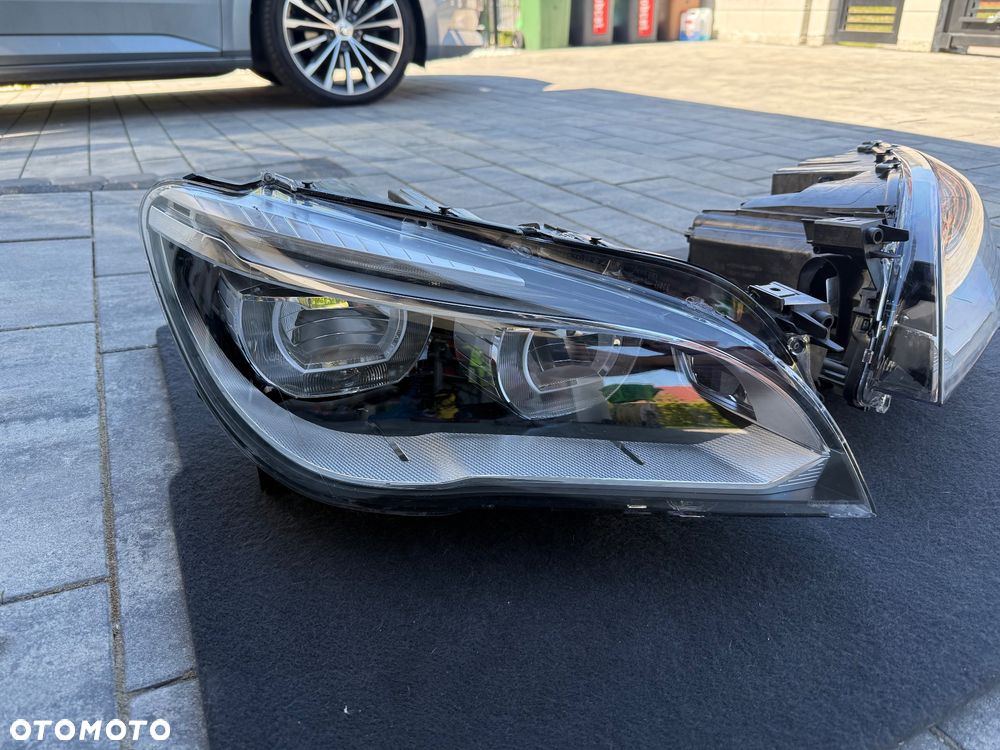BMW oryginał seria 7 F01 F02 Adaptive Led lampa lampy reflektor przód komplet lewa prawa - 3