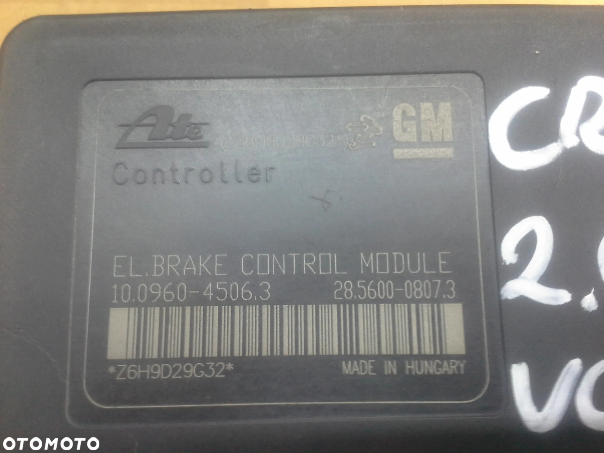 Chevrolet Cruze pompa sterownik abs 13306969 plus wtyczka z wiązką - 13