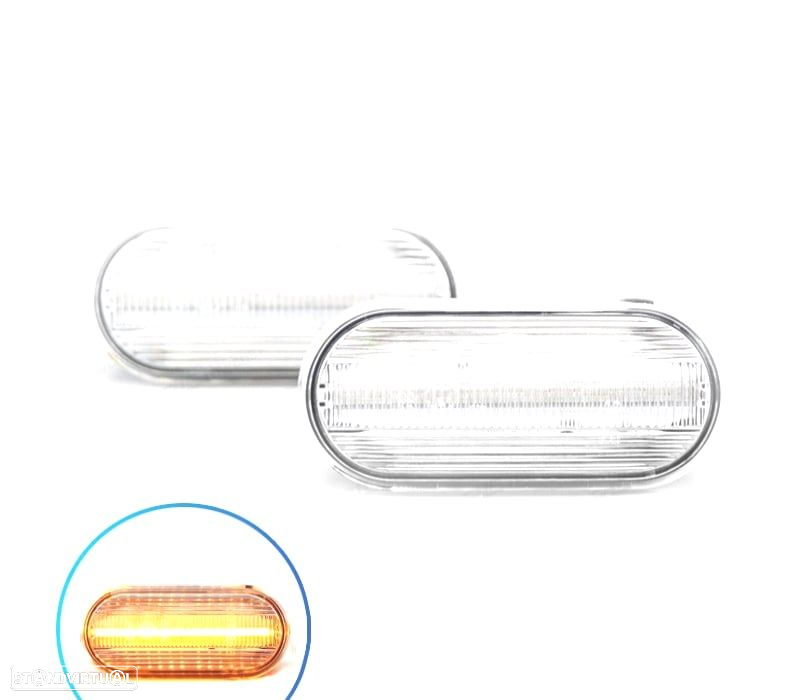 PISCAS LATERAIS LED BAR CROMADO - 4