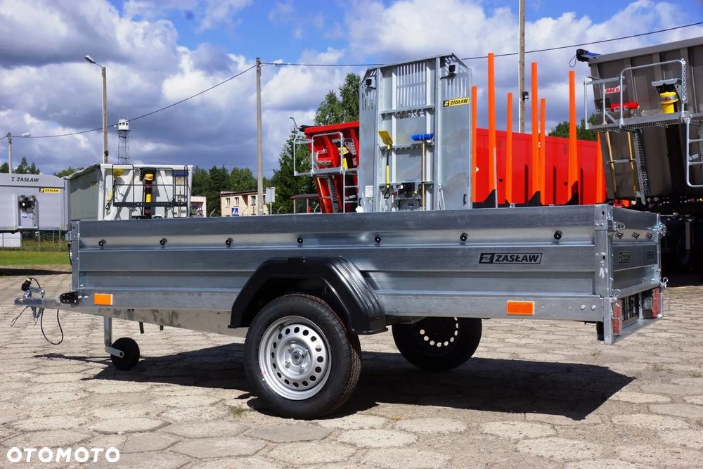 Zaslaw 1 oś, przyczepa towarowa MOCNA I SOLDNA DMC 750 KG - 3