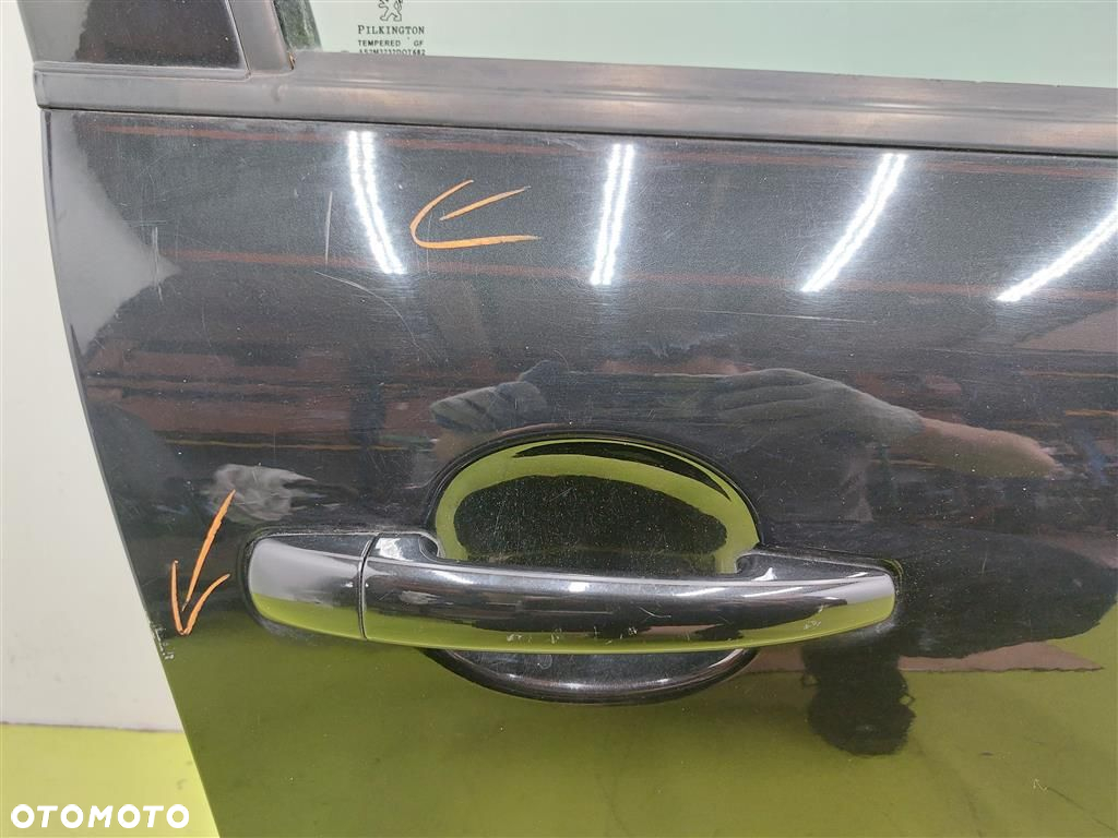 Drzwi przednie prawe przód Peugeot 207 5D 2006-2012 CZARNE EXL ORYGINAŁ - 6