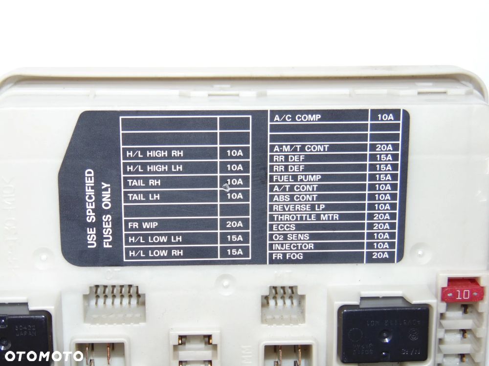 Moduł sterownik UPC UCH 1566 423E28 skrzynka bezpieczników Renault Clio 3 III Modus Nissan Micra K12 , 03-12r - 9