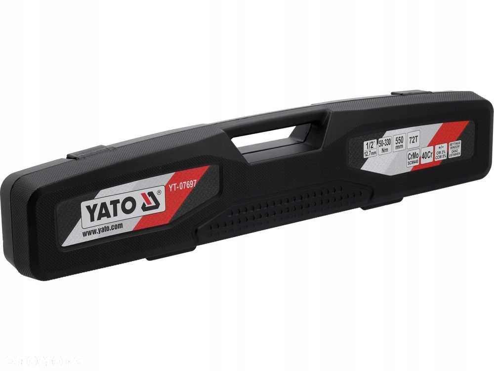 YATO KLUCZ DYNAMOMETRYCZNY 1/2" Z OKNEM NASTAWCZYM ZAKRES 50-330NM YT-07697 - 6