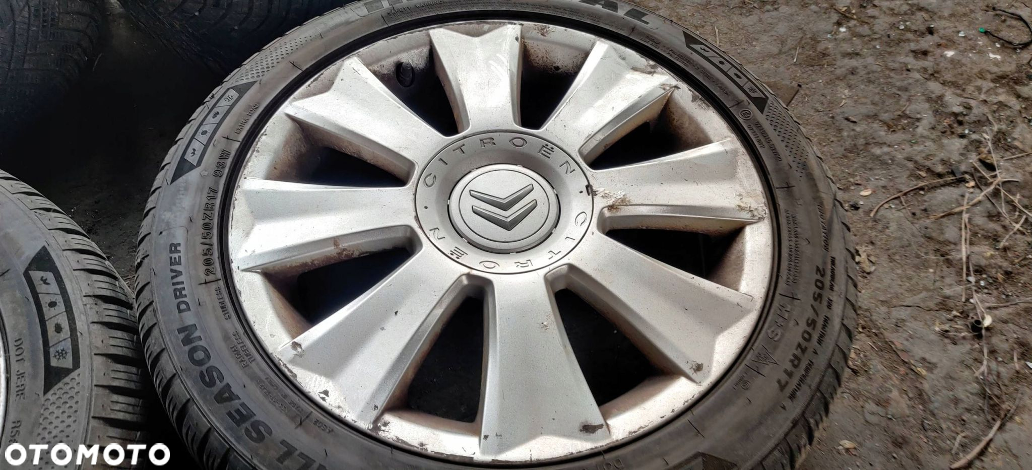 Citroen C4 I 2006 Felgi aluminiowe R17 bez opon - 4