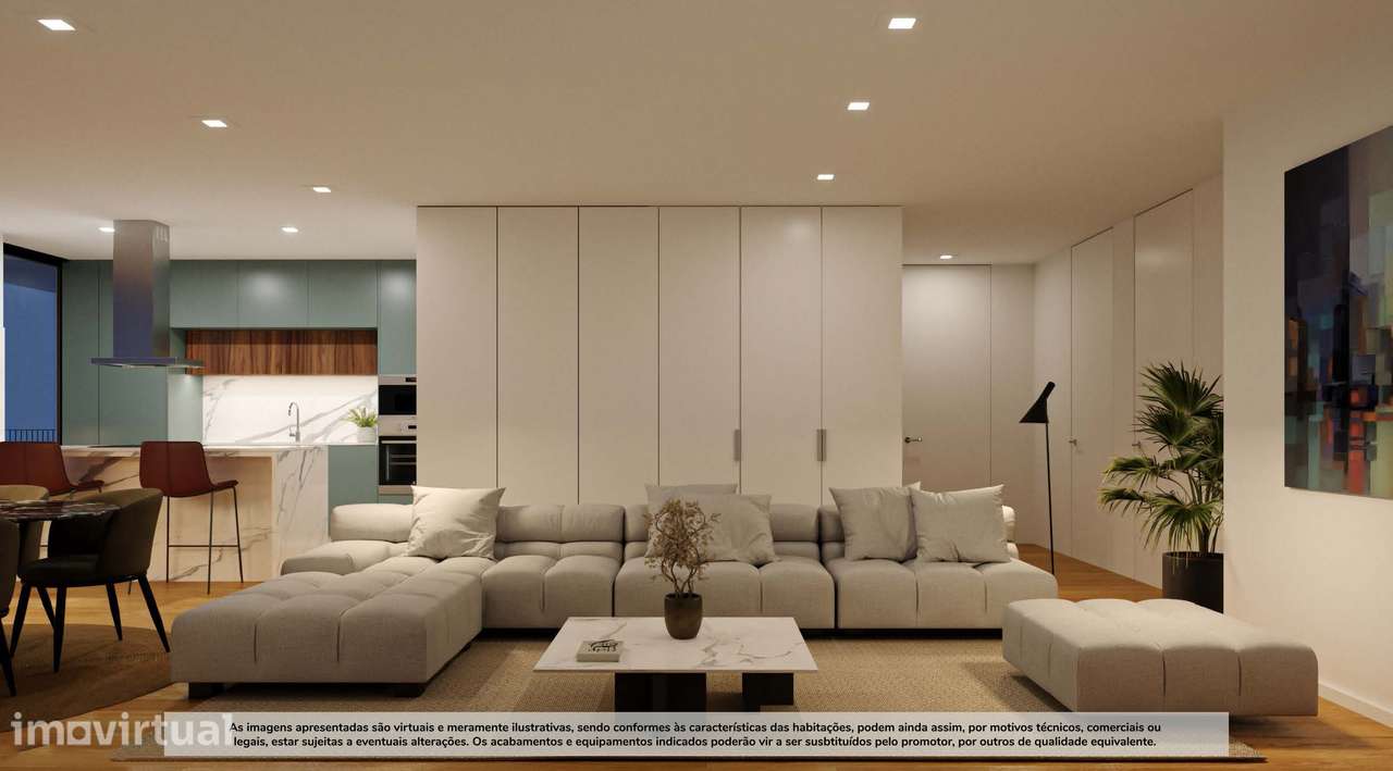 Apartamento T1 Novo c/ Lugar de Garagem em Santa Marinha (VL8) - Grande imagem: 5/22