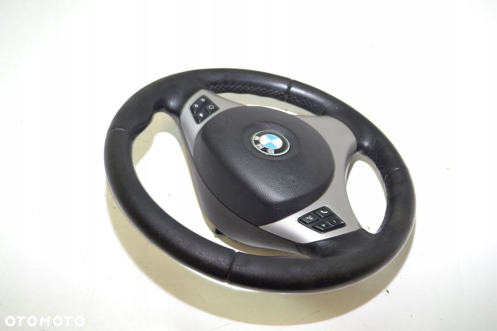BMW E90 E87 KIEROWNICA SKÓRA MULTIFUNKCJA AIRBAG PODUSZKA SPORT - 4