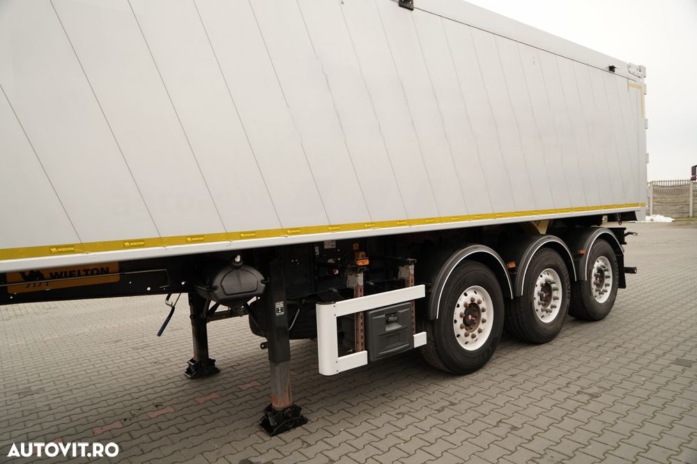 Wielton BASCULATOR / 41 M3 / ALUMINIU / 2x AXE RIDICATIVE / AXE SAF / JANTE DIN ALIAJ - 10