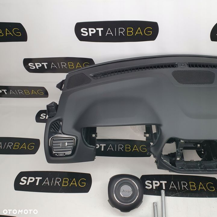 JEEP COMPAS COMPASS DESKA ROZDZIELCZA KONSOLA KOKPIT PULPIT PODUSZKI AIRBAG AIR BAG PASY KIT SET - 2