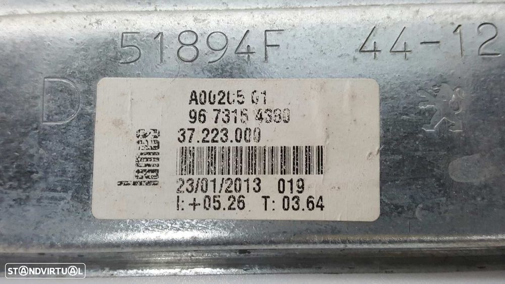 ELEVADOR FRENTE DIREITO PEUGEOT 208 ALLURE - 6