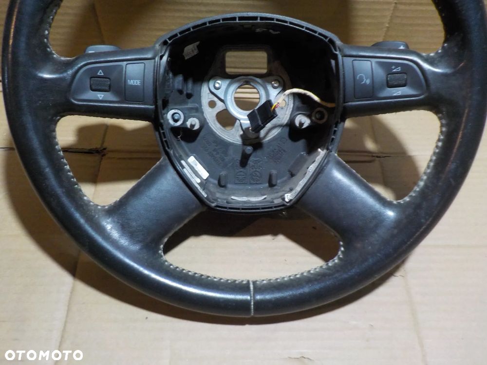 AUDI A4 B8 KIEROWNICA CZARNA SKÓRA MULTIFUNKCJA ŁOPATKI - 2