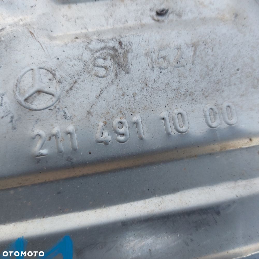 TLUMIK KONCOWY RURA WYDECHOWA WYDECH LEWY DIESEL MERCEDES E W211 ORYGINAL DEMONTAZ 2114911000 - 5