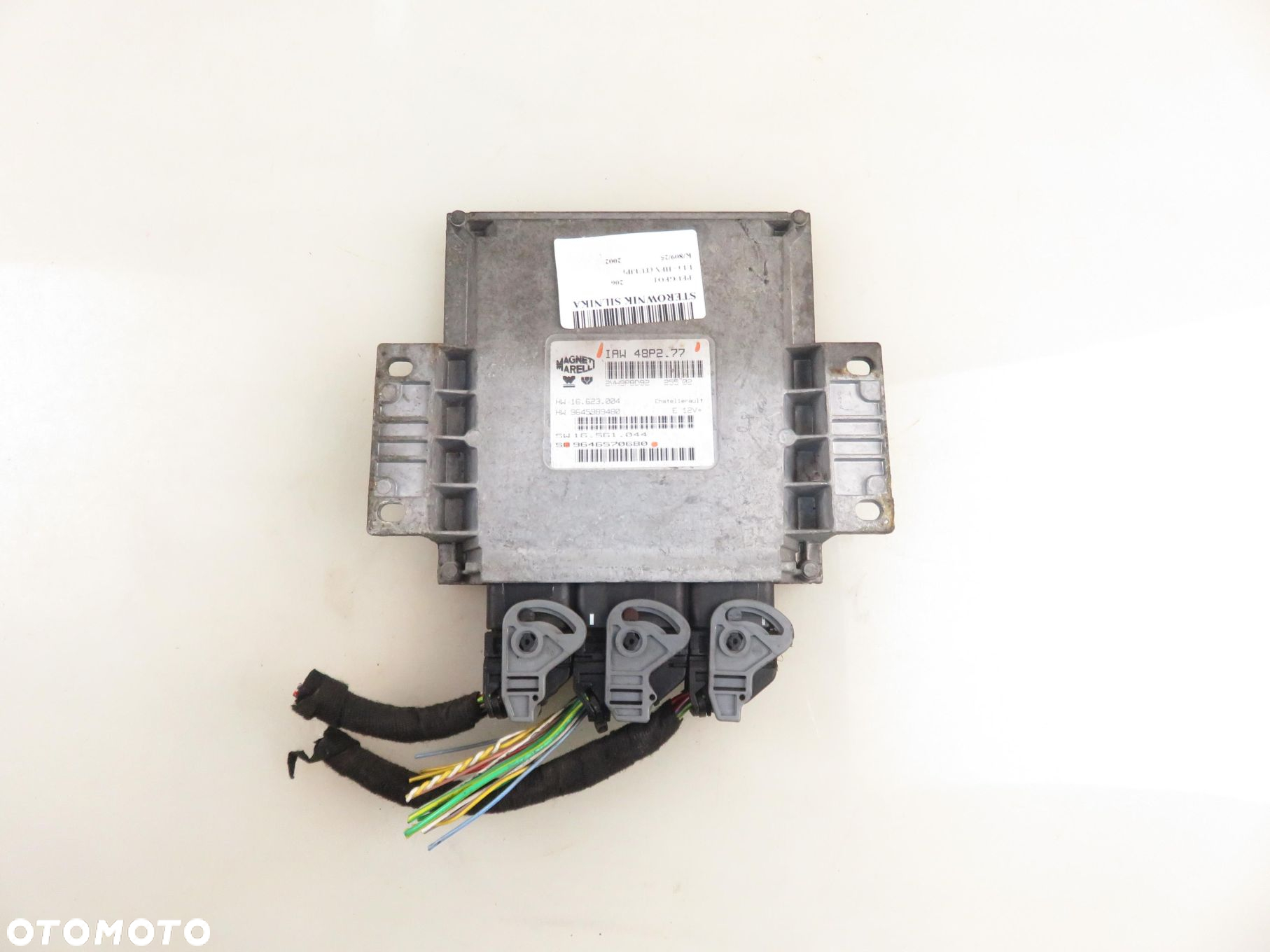 STEROWNIK PEUGEOT 206 1.1 IAW48P277 9646570680 - 5
