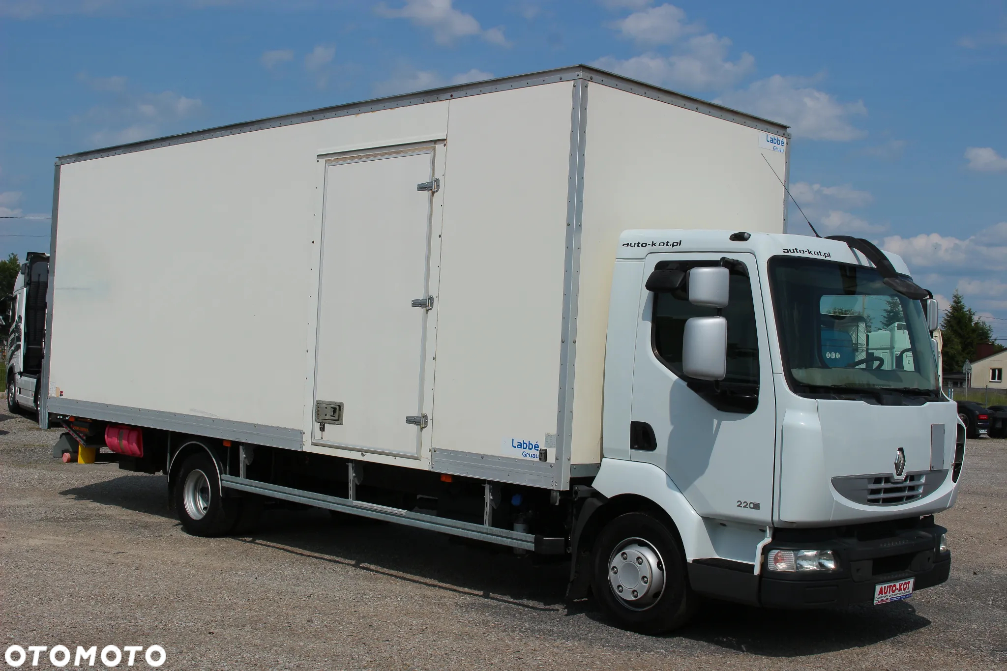 Renault MIDLUM  *220KM*/ KONTENER DŁ. 7.55 + WINDA+B.DRZWI /SERWIS FR/ SUPER STAN / - 7