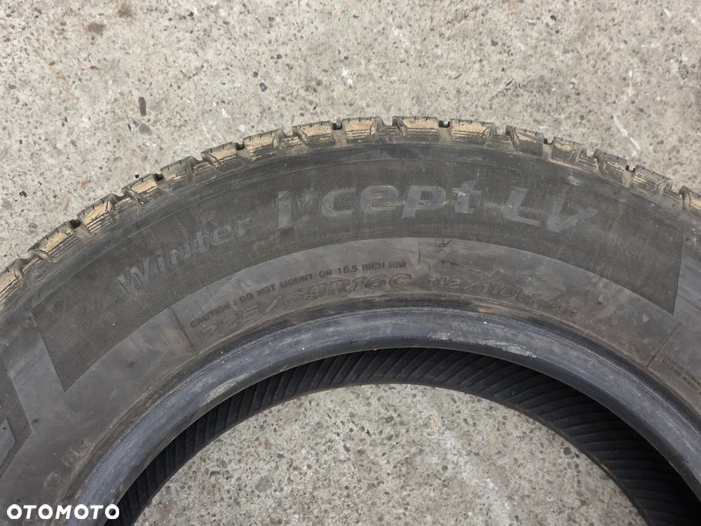 2 X OPONA OPONY HANKOOK WINTER I*CEPT LV 225/65R16C 5mm ZIMOWE - 5