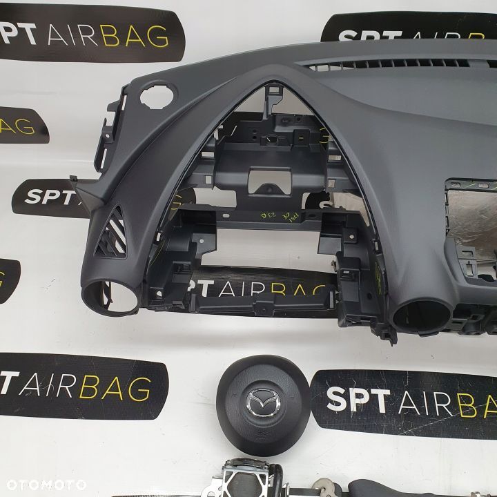 MAZDA CX3 DESKA ROZDZIELCZA KONSOLA KOKPIT PULPIT PODUSZKI AIRBAG AIR BAG PASY KIT SET - 2