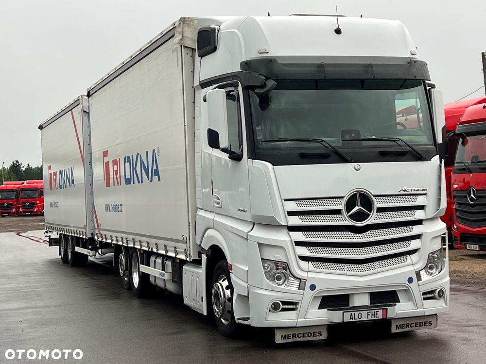 Mercedes-Benz ACTROS  MP4 euro6 6x2 jumbo zestaw  120m 38palet - 1