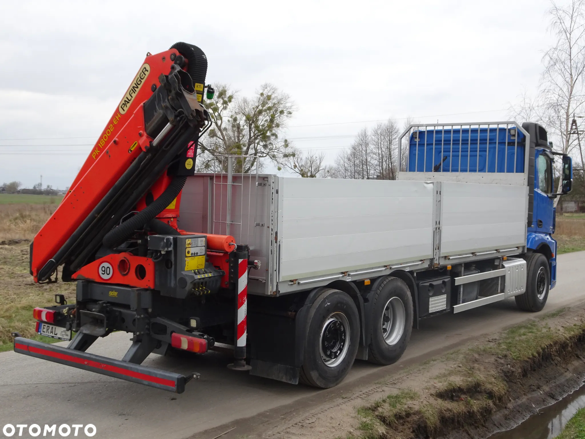 Mercedes-Benz Actros 2545 MP4 EURO 5 EEV HDS Palfinger PK 18002 sprowadzony z Niemiec stan idealny zestaw z przyczepa Krone - 8