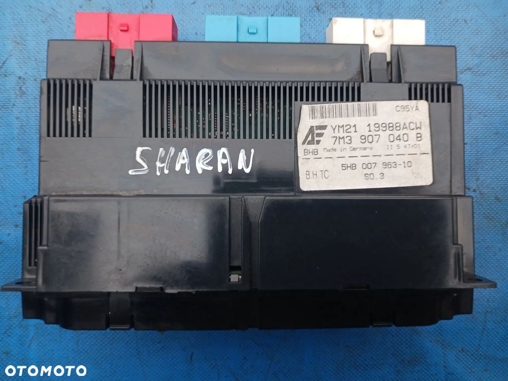 Panel klimatyzacji Volkswagen Sharan I 1 FL Seat Alhambra Ford Galaxy Mk2 L:ift 7M5907040AB  7M5907040B panel nawiewu sterowania ogrzewania temperatury - 4